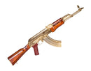 RIFLE AIRSOFT AEG AK47 GKM OURO 6MM – GOLD